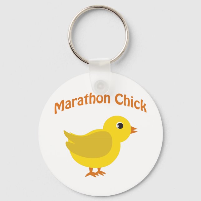 Marathon Chick Key Ring (Front)