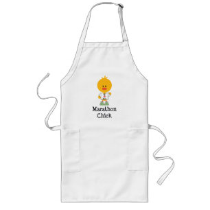 Marathon Chick Peace Love 26.2 Apron