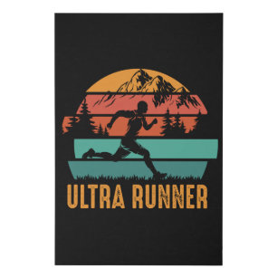 Marathon Design For Runners And Joggers Faux Canvas Print