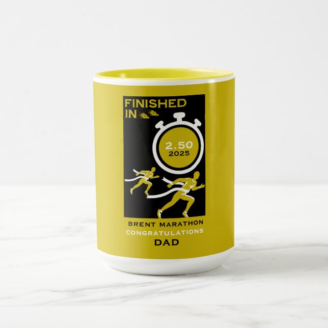 Marathon Event Finisher Gift Mug (Center)