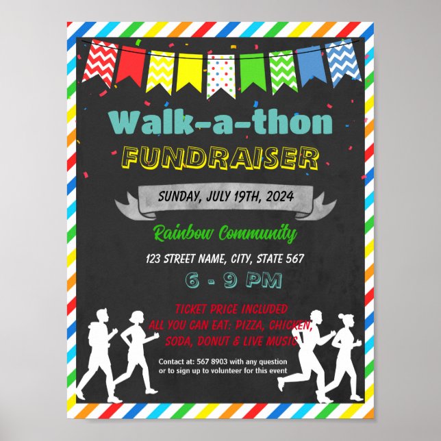 Marathon event template poster (Front)