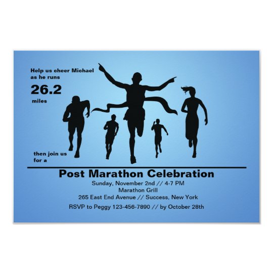 Marathon Party Invitations 4