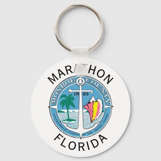 Marathon - Florida Keys Key Ring (Front)