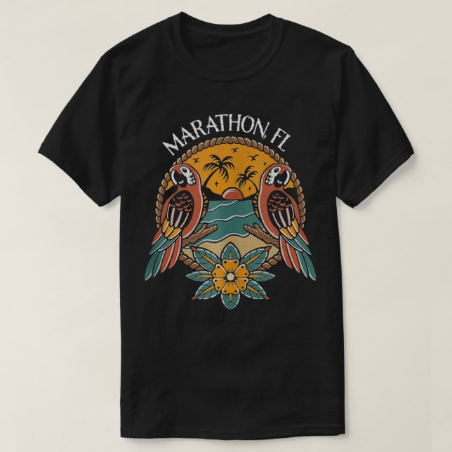 Marathon Florida Keys  T-Shirt (Design Front)