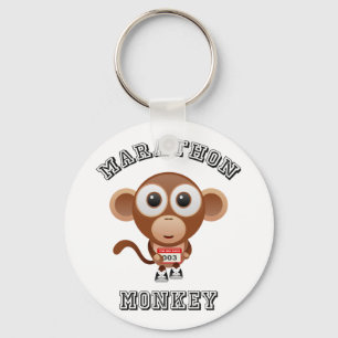 Marathon Monkey Key Ring