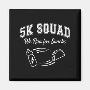 Marathon Run 5K Race Day ie Squad Funny Friend Magnet