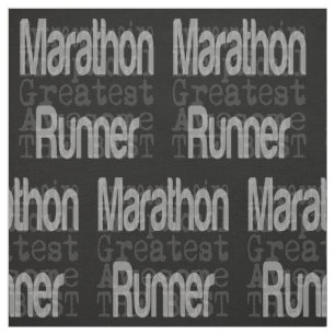Marathon Runner Extraordinaire Fabric