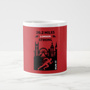 Marathon Runner London 26.2 Large Coffee Mug