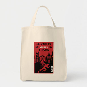 Marathon Runner London 26.2 Tote Bag