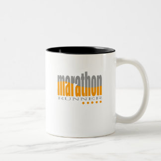 Marathon Runner Two-Tone Coffee Mug