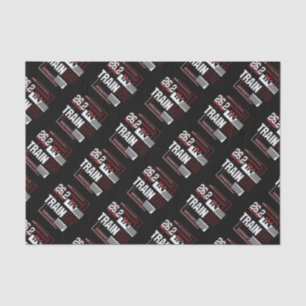 Marathon Running - 26.2 in Training Abstract Tissue Paper