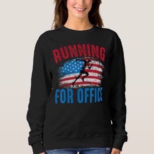 Marathon - Running For Office - Jogger - Run - Jog Sweatshirt