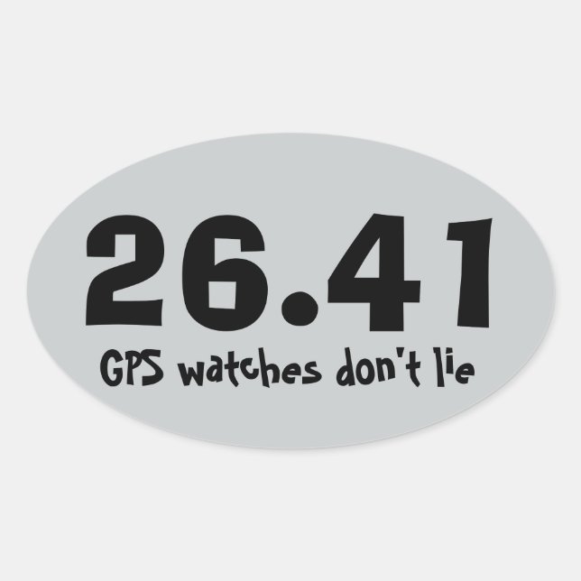 Marathon Running Sticker (Front)