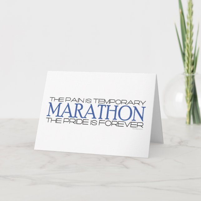 Marathon - The Pride is Forever Card (Front)