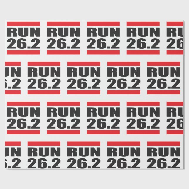 Marathon Wrapping Paper (Flat)