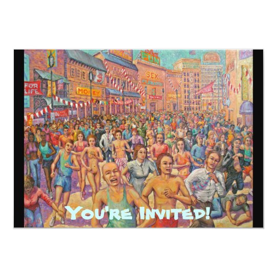 Marathon-You're Invited! Card