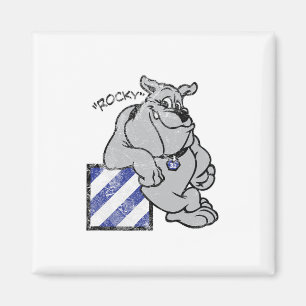 Marauder 3rd Infantry Division Rocky The Bulldog Magnet