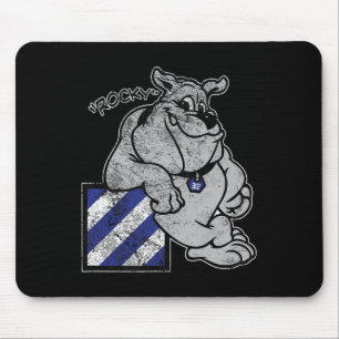 Marauder 3rd Infantry Division Rocky The Bulldog Mouse Pad