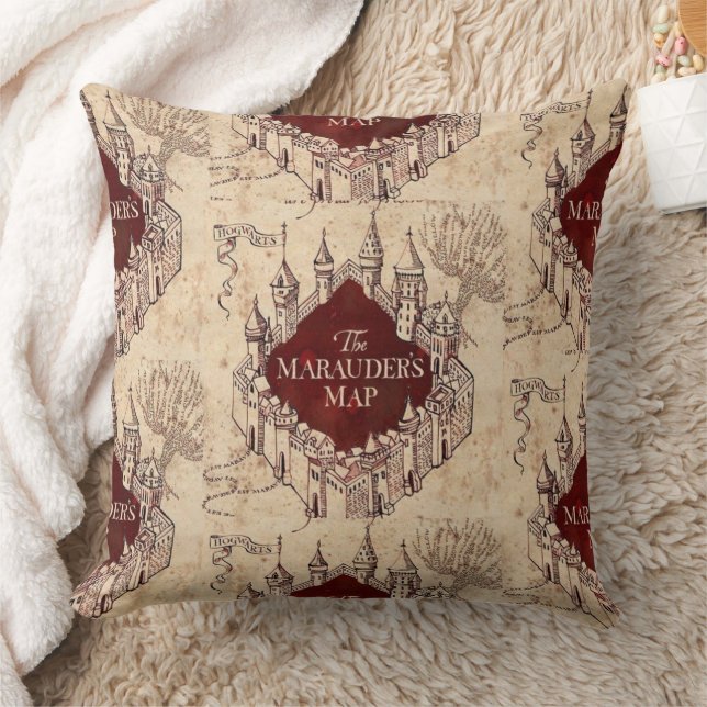 Marauders Map Harry Potter Pillow (Blanket)
