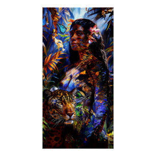 “Marayuna” -  Forest Palette - Women In Amazonia Poster