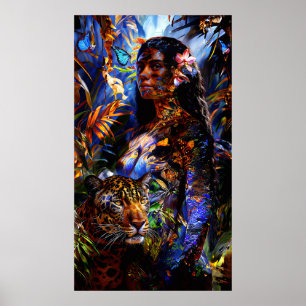 “Marayuna” - Forest Palette - Women In Amazonia Poster