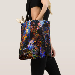 “Marayuna” - Forest Palette - Women In Amazonia Tote Bag
