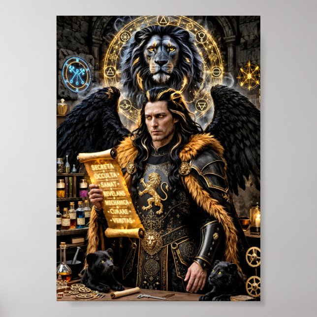  Marbas: Demon of Healing and Knowledge Poster (Front)