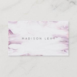 Marbelized Marble Simple Chic Business Cards