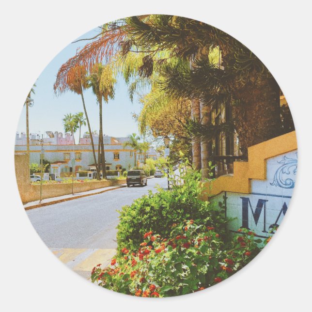Marbella Classic Round Sticker (Front)