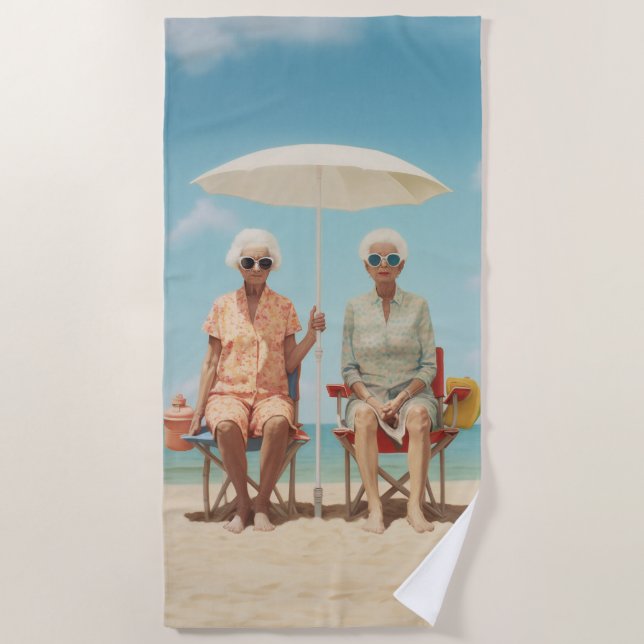 Marbella Ladies Beach Towel (Front)