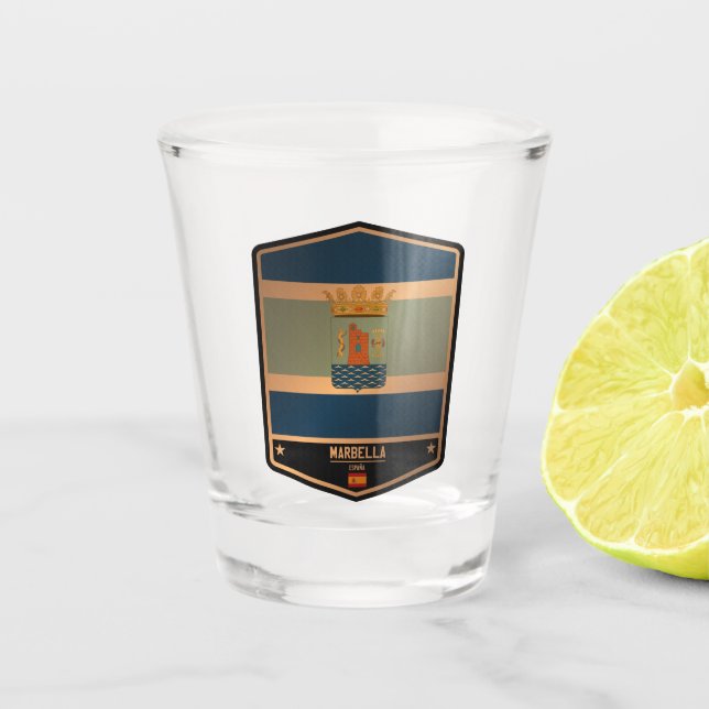 Marbella Shot Glass (Front)