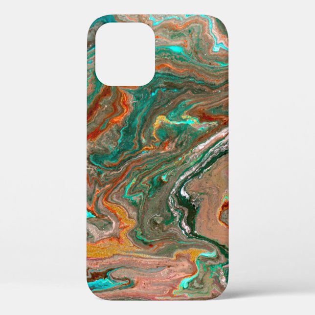 Marble abstract acrylic background. Marbling artwo Case-Mate iPhone Case (Back)