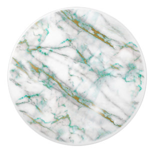 MARBLE ABSTRACT CUSTOM CERAMIC KNOB