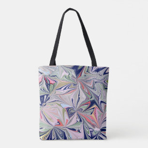 Marble Abstract Design Tote Bag