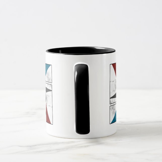Marble Abstract mug design (Handle)