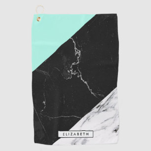 Marble Abstract Pattern Golf Towel