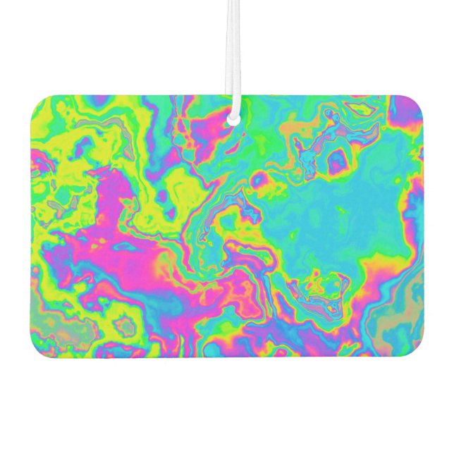 Marble Acid Car Air Freshener (Front)