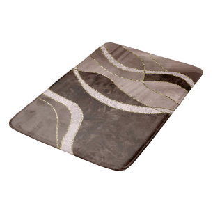 Marble Agate Gold Glam 5 Bath Mat