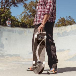 Marble Agate Gold Glam 5 Skateboard