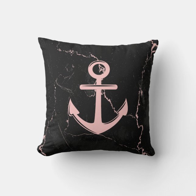 Marble & Anchor Cushion (Front)