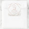 Marble and Faux Rose Gold Geometric Wedding Invite