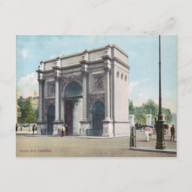 Marble Arch London Vintage Postcard (Front)