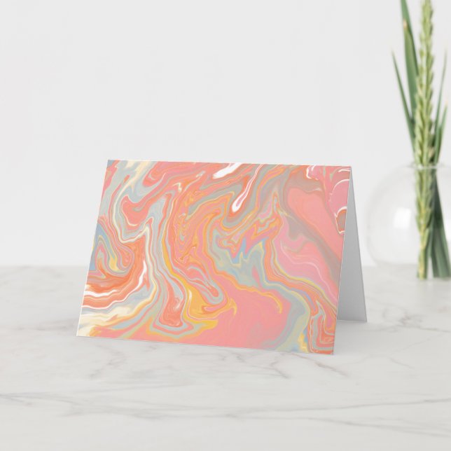 Marble Art Card (Front)