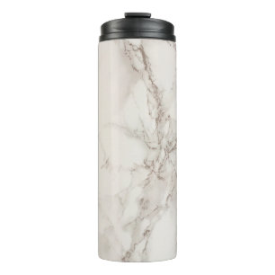 Marble background backdrop thermal tumbler