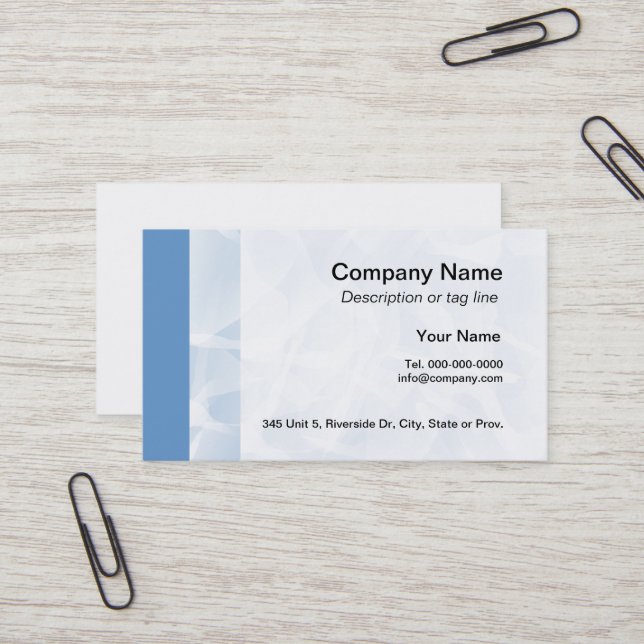 Marble background Business Card Templates (Front/Back In Situ)