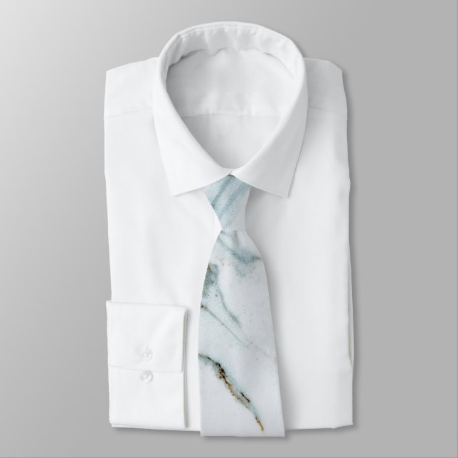 Marble Background Tie (Tied)