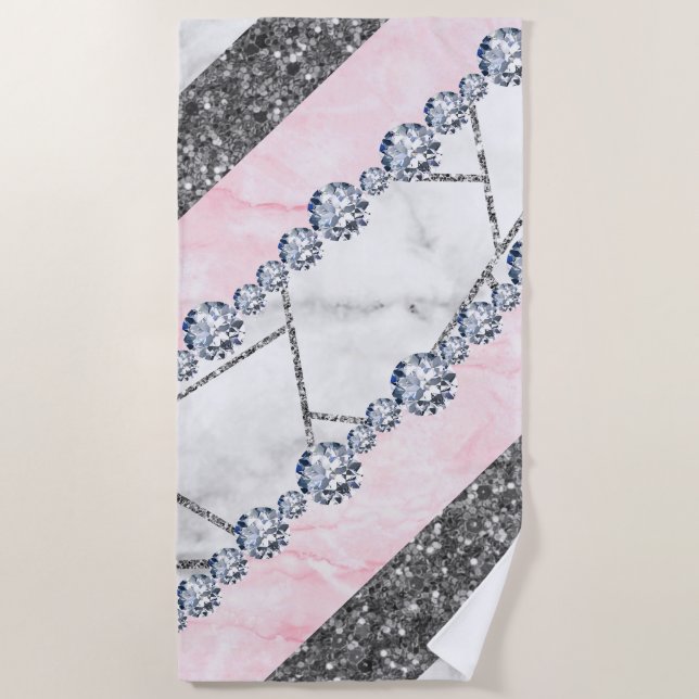 Marble  beach towel (Front)