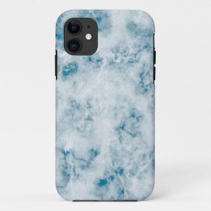 Marble Blue Texture Background iPhone 11 Case