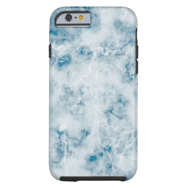 Marble Blue Texture Background Case-Mate iPhone Case (Back)