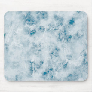Marble Blue Texture Background Mouse Pad